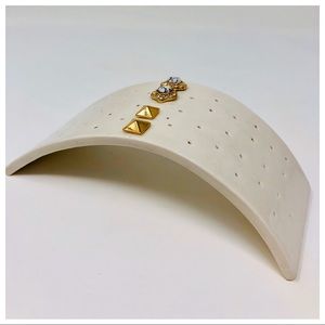 Porcelain Earring Stud Display Arc NWOT